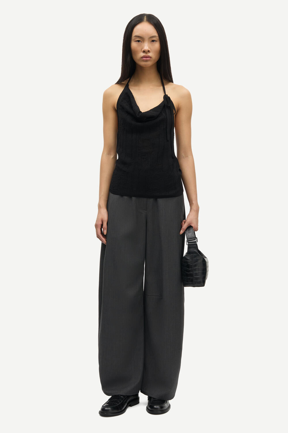 Saroko bukser - Dark grey mel.